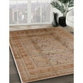 thumbnail image 2 of Ahgly Company Indoor Rectangle Mid-Century Modern Light Copper Gold Oriental Area Rugs, 8' x 10', 2 of 6