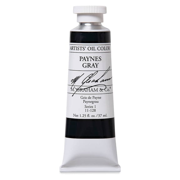 M. Graham Artists' Oil Color - Paynes Gray, 37 ml tube