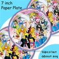 thumbnail image 4 of Juego de vajilla para fiestas de Sailor Moon de MINISO, vasos, platos y servilletas para niños, decoración para fiestas de cumpleaños, baby shower para niños y niñas, 4 of 5