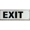 thumbnail image 2 of EXIT Sign -Two-Sided/Double Sided Projecting, Corridor and Hallway Sign (Aluminum, Silver, 4x12 Inch)-The Hallway Line(ref062022), 2 of 5