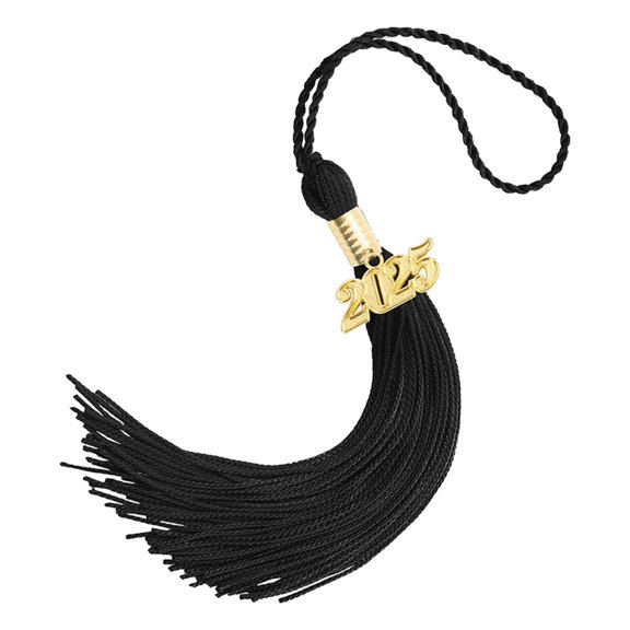 CHELIASD 2026 Graduation Tassel with Gold Year Charm, Academic Cap Tassel and Hat Decoration for Graduates, Ceremony Souvenir Gift for Students, Parties