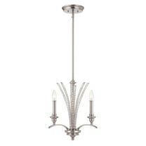 85783-SP Designers Fountain Grand Plazza - 3 Light Chandelier-17 Inch Tall and 16 Inch Wide