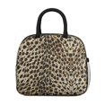 thumbnail image 2 of Womens Brown and Black Leopard Print Lunch Box for Work,Insulated Lunch Bag for Women,Loncheras Para Mujer,Leakproof Adult Lunch Bag for Work,Beach,Travel,Picnic,Camping, 2 of 7