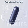 thumbnail image 4 of Ventilador de mano JISULIFE portátil mini recargable con bolsa de alimentación, 4 of 7
