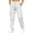 White, variant on Dagugfen Cargo Pants for Women Straight Slim Leg Elastic Waist Outdoor Activewear Hiking Camping Pants with Multi Pockets(XL,White)