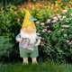 thumbnail image 4 of Estatua De Duende Enano Arte de estatua de gnomo elfo solar con adorno de enano de jardín de resina ligera para decoración del hogar (B), 4 of 7
