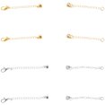 thumbnail image 4 of 4Pcs Necklace Extender Magnetic Chain Extenders for Necklaces DIY Jewelry Extenders, 4 of 9
