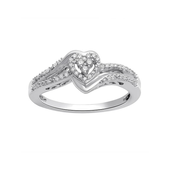 1/6 cttw white diamond sterling silver Ring