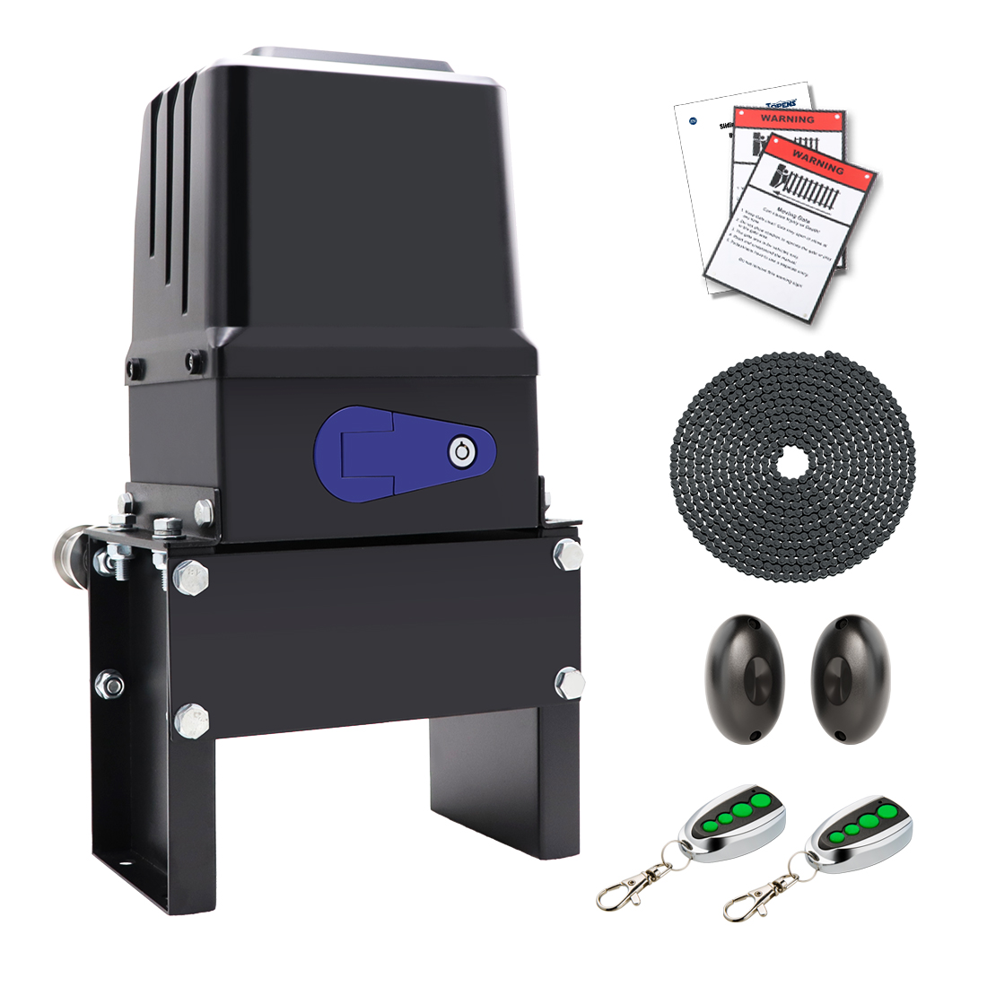TOPENS CK2500 Automatic Sliding Gate Opener Chain Drive Electric Gate
