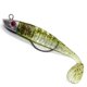 thumbnail image 1 of Cebo biónico de cola en T de pez blando con cabeza de plomo de dos colores, 13 cm, 26 g/10 cm, 15,5 g, anzuelo de manivela, cebo falso para perca, 1 of 3