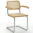 thumbnail image 3 of Glamour Home Amery 19" Modern Faux Leather Dining Chairs in Gray (Set of 2), 3 of 6