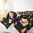 thumbnail image 5 of Manfei Cartoon Santa Claus Bedding Comforter Set,Merry Christmas Twin Comforter Sets,Red White Black Bedding Set For Girl,Breathable Home Decor Reversible,2-Piece, 5 of 9