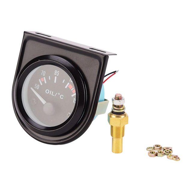 koolsoo Digital Oil Temperature Gauge Indicator Car Motorcycle