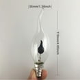 thumbnail image 6 of Pekkaxy Flame Effect Flicker Candle Light Bulb, 3W Orange Glow for Realistic Ambiance, Perfect for Chandeliers and Candlelight Dinners, 6 of 9