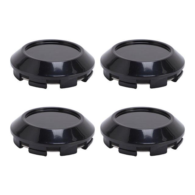 4 Pcs Capuchons de Centre de Roue Excellente Étanchéité ABS Exquis Capot de Moyeu de Roue à Encliqueter Diamètre Extérieur 76 mm