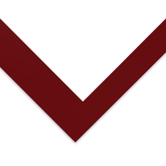 Blick Pre-Cut Mat - Maroon, 18" x 24" (13-1/2" x 17-1/2" Opening)