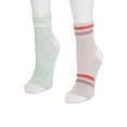 thumbnail image 3 of MUK LUKS Women's Studio Inspire Cotton Mini Crew Socks, 2-Pack, Shoe Size 6-10, 3 of 5