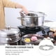 thumbnail image 3 of 1 vaporera de acero inoxidable, bandeja redonda para ollas (plateada)., 3 of 6