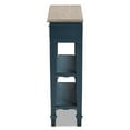 thumbnail image 4 of Baxton Studio Dauphine Table Console Contemporaine en Bois à 1 Tiroir, Bleu, 4 of 10
