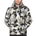 thumbnail image 2 of Bingfone Abstract Watercolor Men's Drawstring Hoodie Long Sleeve Pocket Sweatshirts-4X-Large, 2 of 6