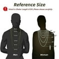 thumbnail image 4 of Hip Hop Crown QUEEN Letters Pendant Necklace 15mm Crystal Cuban Chain HipHop Iced Out Bling Necklaces Fashion Charm Jewelry, 4 of 4