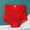 Red, variant on Seamless High Waisted Thong Panty Lace Jacquard Underwear for Women Comfortable and Stylish See Through Panties