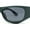 Dark Green - Black, variant on 90s Styling Sport Wrap Runway Trend Plastic Sunglasses Dark Green - Black
