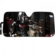 The Mandalorian Razorcrest Cockpit Car Sunshade