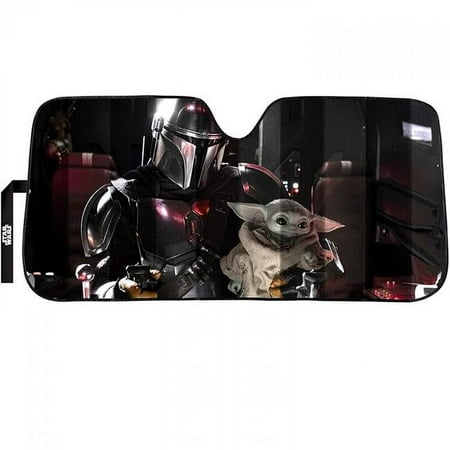 The Mandalorian Razorcrest Cockpit Car Sunshade