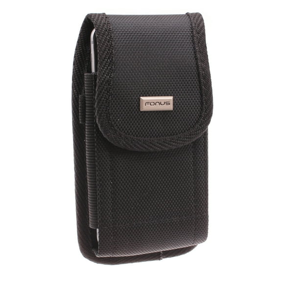 Rugged Phone Case Belt Clip for iPhone 12 Mini Model - Holster Canvas Cover Pouch Carry Protective