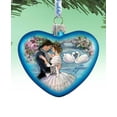 thumbnail image 6 of G.DeBrekht Treasure of Love Heart Glass Ornament by G. DeBrekht, 6 of 7