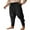 Black, variant on Men's ankle-strap pants, Renaissance Viking pirate sailing costume trousers, lace-up cotton pants