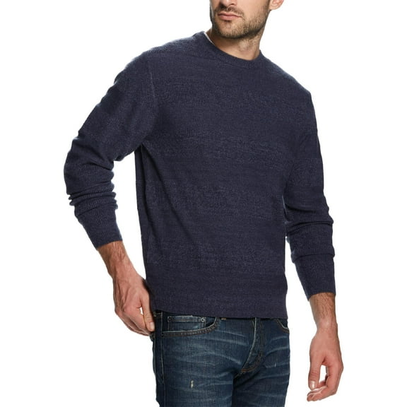 Weatherproof Vintage Mens Knit Striped Pullover Sweater