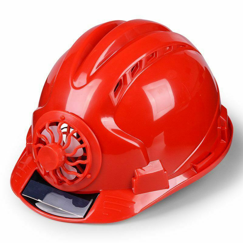 Solar Fan Working Helmet Adjustable 