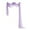 Purple, variant on MOQIN Extra Long Sheer Window Scarf Valance, Soft Voile Textured Bed Canopy Scarf Curtains for Event Designs,Wedding Arches, Bedroom Décor, Home Decor |50" x 216"