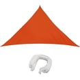 thumbnail image 1 of Ventas promocionales Vela de sombra triangular, repelente al agua, parasol para terraza, jardín, balcón, tela de poliéster 300 x 400 x 500 cm naranja, 1 of 4
