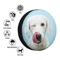 thumbnail image 5 of Easygdp Puppy Licks Nose Wheel Sun Guard, Spare Tire Cover,Universal Trailer Suv Truck Camper Travel,Easy To Install And Remove -15 Inch, 5 of 9