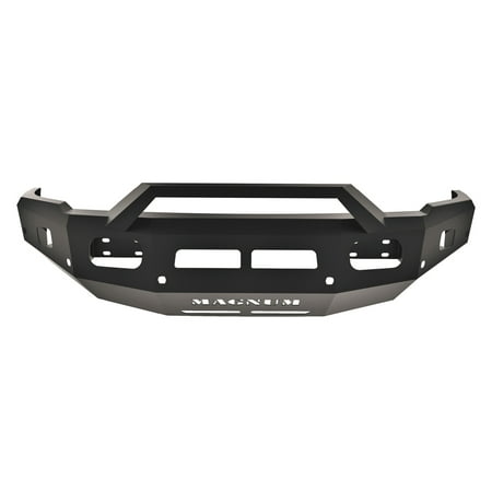 - ICI (Innovative Creations) FBM99DGN-RT Magnum Front Bumper; Single 3.5 in. Square; Incl. RT Series Light Bar; Optional Skid Plate Sold Separately;
