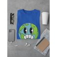 thumbnail image 3 of Toon Style Worried World T-Shirt Men -Image by Shutterstock, Male XX-Large, 3 of 4