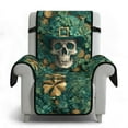 thumbnail image 6 of TSOVTHRID Skull Green Hat Shamrock Print Recliner Chair Covers Recliner Stretch Sofa Slipcover Non-Slip Sofa Cover Furniture Protector Couch Soft Reclining Cover for Home St. Patrick's Day Decor, 6 of 7