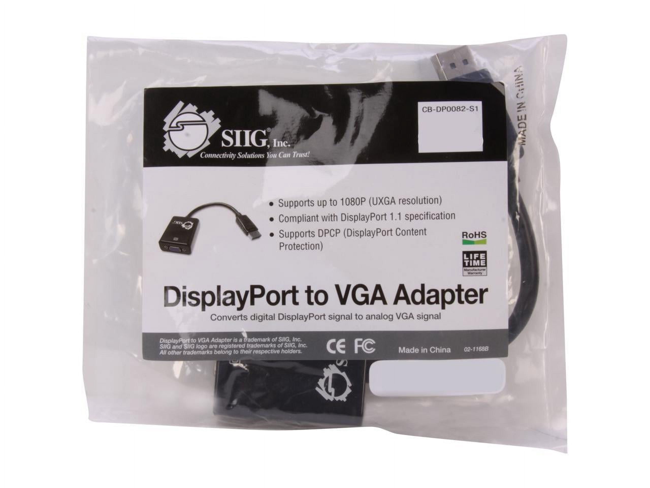 10IN DISPLAYPORT TO VGA M/F M/F CABLE