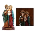 thumbnail image 2 of Holy Family Statue Resin Colorful Nativity Ornament Unique Religous Figurine for Catholic Collections, 2 of 7