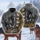 thumbnail image 3 of Sudadera con capucha para amantes de los caballos para hombre, ropa informal con gráficos de granja, jerséis con cara de caballo, chándal ecuestre, top informal Y2k para niño, 3 of 5
