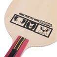 thumbnail image 5 of Suodoka Kids Table Tennis Paddle 5-Ply Wood Baseboard Red Penhold Short Handle Racket (10.63 inches / 27 cm), 5 of 9