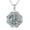 #1 Allah, variant on Allah Sri Yantra Flower of Life Necklace 925 Sterling Silver Abalone Allah Yantra Sacred Geometry Jewelry Anniversary Birthday Christmas Gifts for Women Wife Daughter