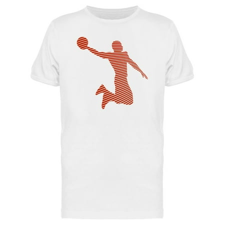 Abstract Basketball Player Icon Tee Men's -Image by