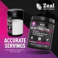 thumbnail image 4 of Zealot Electrolyte Powder - 90 Servings | Keto Electrolytes | Zero Sugar | Black Cherry, 4 of 7