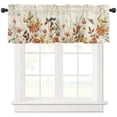 thumbnail image 3 of Flowers Butterflies Dragonflies Leaves Curtain Home Decoration Living Room Short Curtains Window Treatments For Kitchen Bedroom, 3 of 6