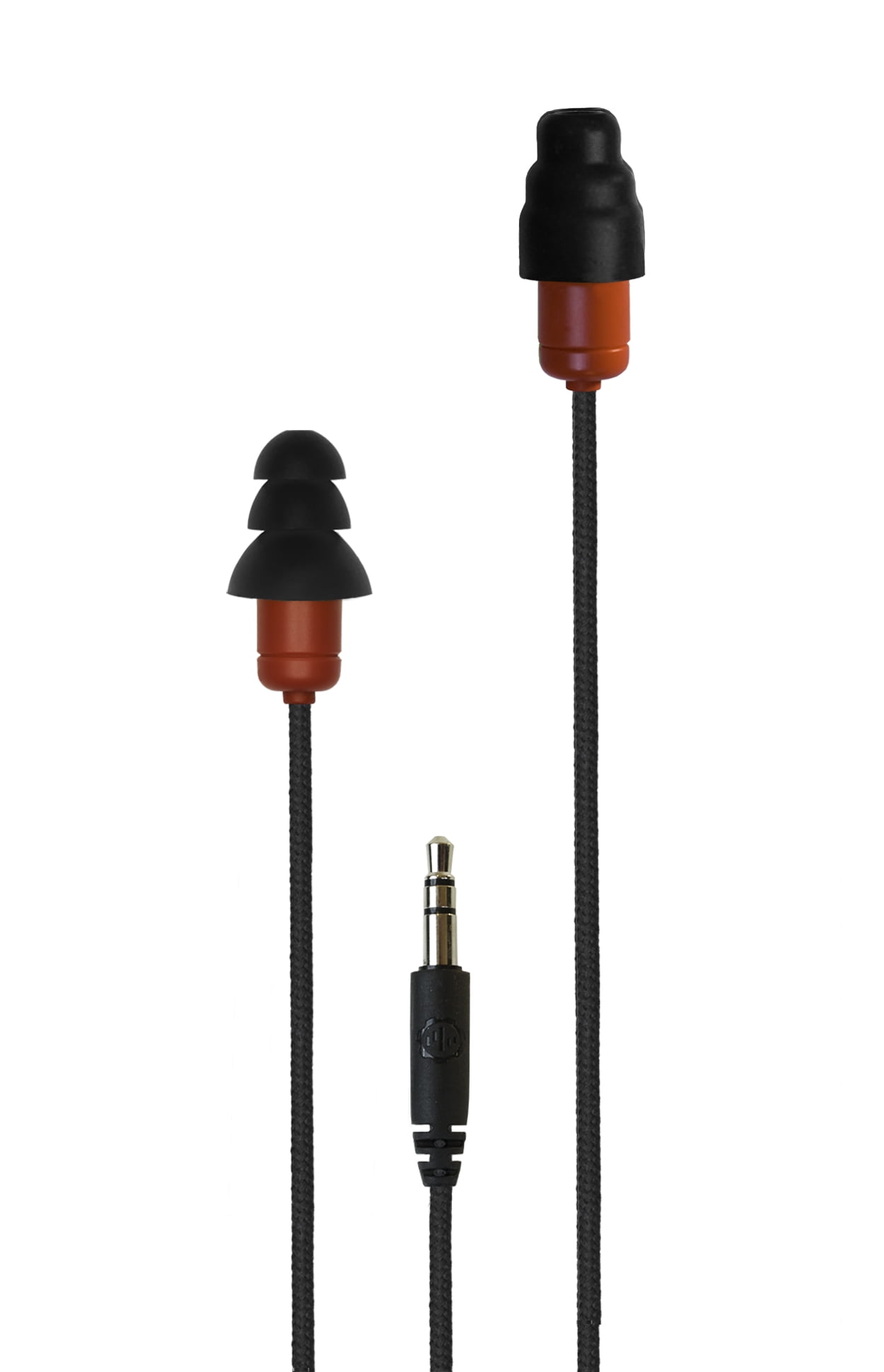 Plugfones Protector VL Audio Earbuds, OSHA Compliant Earplugs with