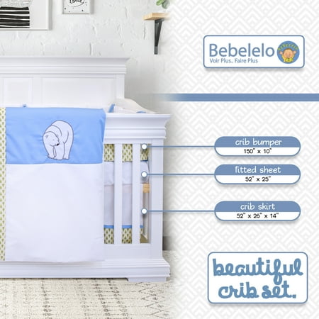Bebelelo Bedding Set 5 Pieces Polar Bear In Forest Walmart